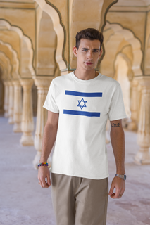 Camiseta Bandeira de Israel