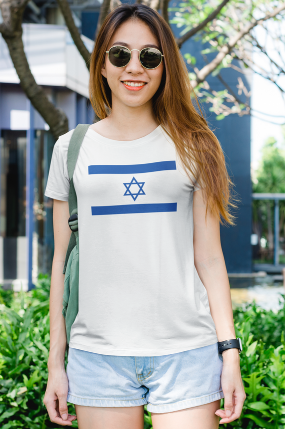 Camiseta Bandeira de Israel