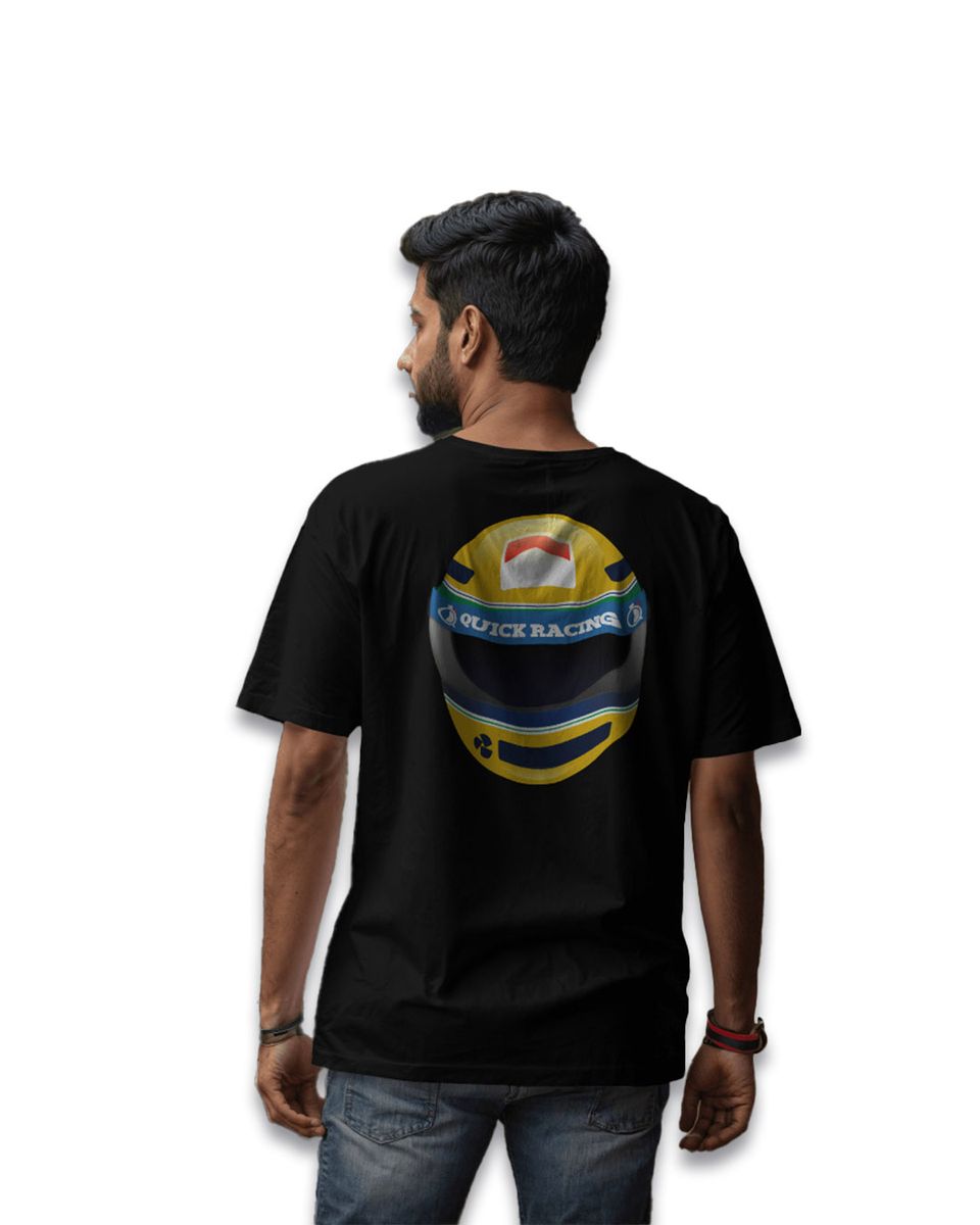 Nome do produto: T-Shirt Pima Quick Racing | Capacete Brasil